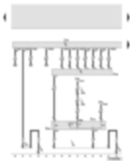 Wiring Diagram  AUDI A6 2008 - Front information display and operating unit control unit - multimedia system operating unit - display unit button