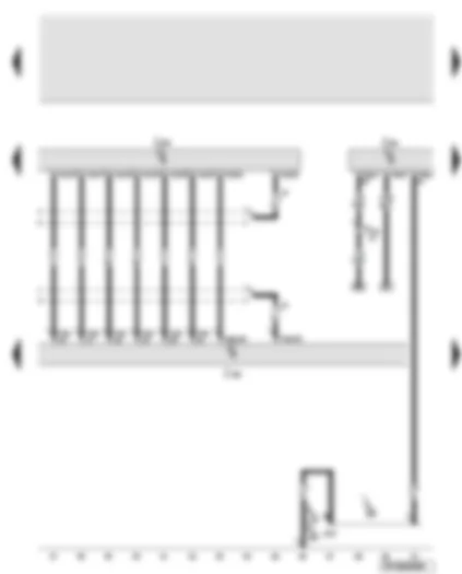 Wiring Diagram  AUDI A6 2008 - Front information display and operating unit control unit - display and operating unit change-over unit - navigation system with CD drive control unit