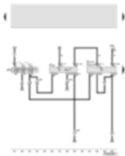 Wiring Diagram  AUDI A6 2008 - Media player in position 1 and 2 - fuses