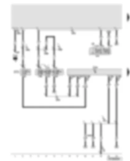Wiring Diagram  AUDI A6 2007 - Data bus diagnostic interface - fuses