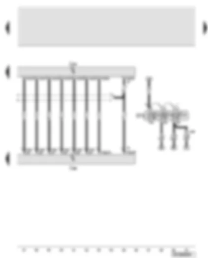 Wiring Diagram  AUDI A6 2008 - Front information display and operating unit control unit - display unit for front information display and operating unit control unit