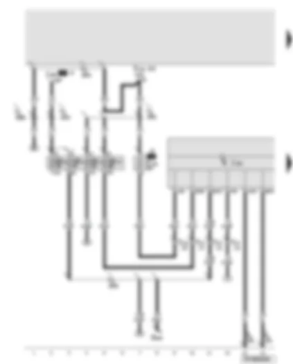 Wiring Diagram  AUDI A6 2011 - ABS control unit - ABS control unit fuse 1