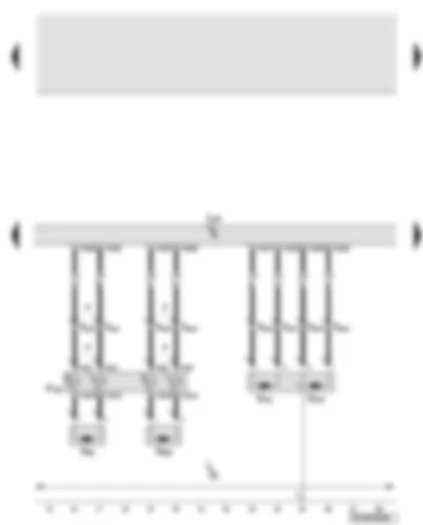 Wiring Diagram  AUDI A6 2007 - Airbag control unit - driver side airbag igniter - front passenger side airbag igniter
