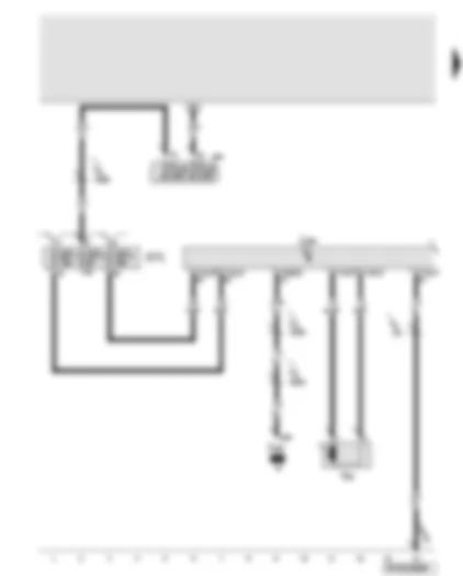 Wiring Diagram  AUDI A6 2007 - Convenience system central control unit - rear roller blind motor