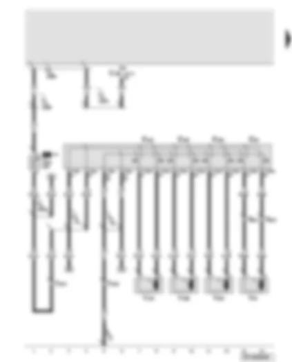 Wiring Diagram  AUDI A6 2008 - Driver seat adjustment switch - driver seat adjustment motors - driver seat adjustment thermal fuse 1