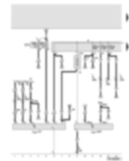 Wiring Diagram  AUDI A6 2010 - Battery - energy management control unit - battery monitor control unit - fuses