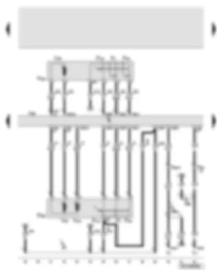 Wiring Diagram  AUDI A6 2008 - Driver door control unit - driver side central locking lock unit - driver door contact switch - driver door central locking motor