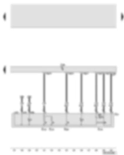 Wiring Diagram  AUDI A6 2008 - Driver door control unit - driver seat memory operating unit - emergency-off button