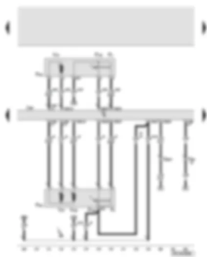 Wiring Diagram  AUDI A6 2008 - Front passenger door control unit - front passenger door contact switch - front passenger side central locking lock unit - front passenger door central locking deadlock function motor