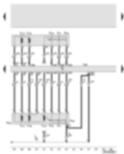 Wiring Diagram  AUDI A6 2008 - Rear left door control unit - rear left central locking lock unit - rear left door central locking motor - rear left door contact switch - rear left door central locking deadlock function motor