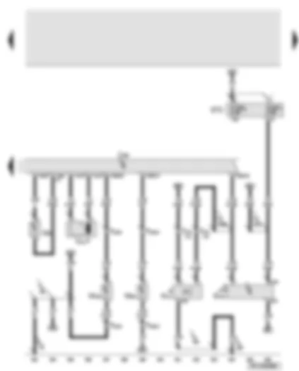Wiring Diagram  AUDI A6 2008 - Convenience system central control unit - luggage compartment light - rear left and right footwell light - alarm horn - rear roller blind motor - interior monitoring sensor