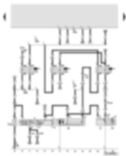 Wiring Diagram  AUDI A6 2007 - Starter - alternator - terminal 15 voltage supply relay - starter motor relay - suppression filter