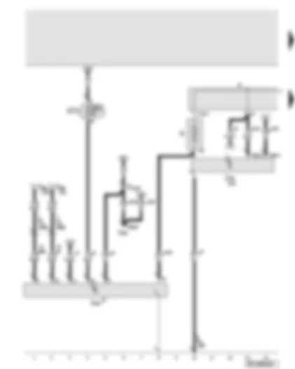 Wiring Diagram  AUDI A6 2008 - Battery - energy management control unit - battery monitor control unit - fuses