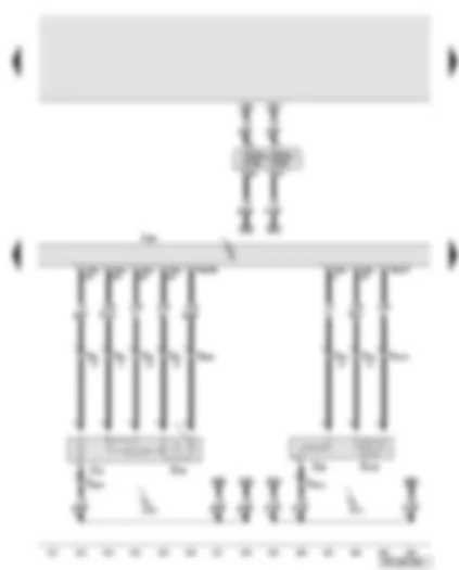 Wiring Diagram  AUDI A6 2011 - Engine control unit - lambda probe - lambda probe after catalytic converter