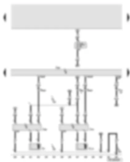 Wiring Diagram  AUDI A6 2010 - Engine control unit - radiator fan control unit - radiator fan