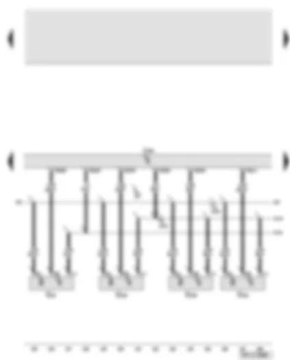 Wiring Diagram  AUDI A6 2010 - Engine control unit - Hall sender