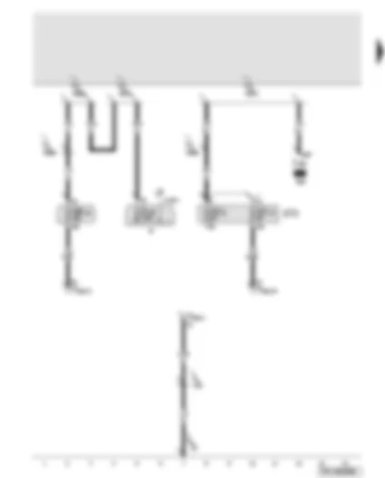 Wiring Diagram  AUDI A6 2011 - Preparation for mobile telephone without hands-free system control unit (VDA interface) - voltage supply