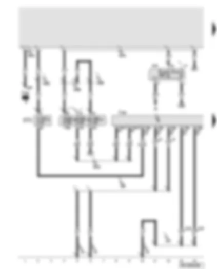 Wiring Diagram  AUDI A6 2000 - Data bus diagnostic interface - fuses