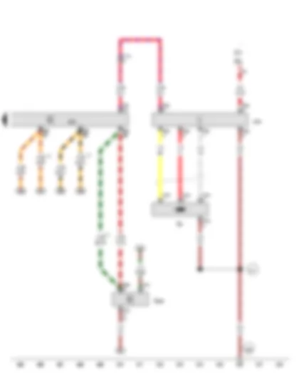 Wiring Diagram  AUDI A6 2014 - Fuel system pressurisation pump - Oil level and oil temperature sender - Fuel pump control unit - Engine control unit