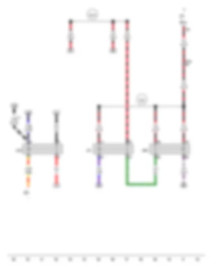 Wiring Diagram  AUDI A6 2015 - Starter motor relay - Terminal 15 voltage supply relay - Starter motor relay 2