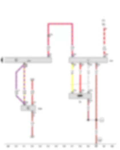 Wiring Diagram  AUDI A6 2012 - Fuel system pressurisation pump - Oil level and oil temperature sender - Fuel pump control unit - Engine control unit