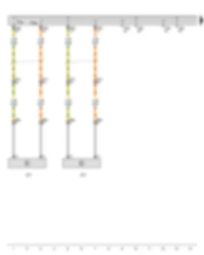 Wiring Diagram  AUDI A6 2012 - Wiring junction for convenience CAN bus - high - Wiring junction for convenience CAN bus - low