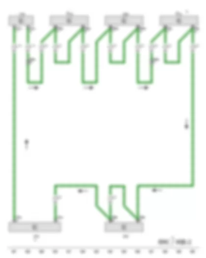 Wiring Diagram  AUDI A6 2013 - Data bus diagnostic interface