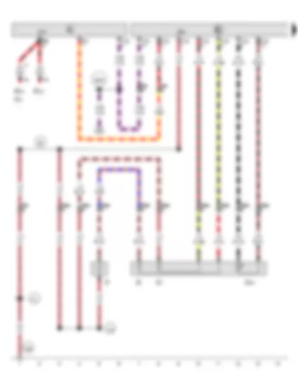 Wiring Diagram  AUDI A6 2012 - Control unit for front left seat ventilation - Heated backrest for driver seat