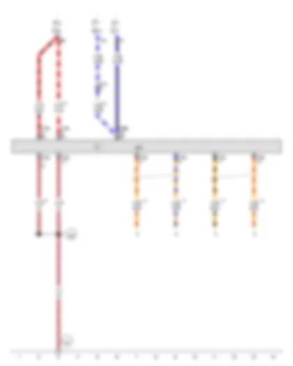 Wiring Diagram  AUDI A6 2012 - Steering column electronics control unit