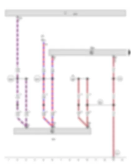 Wiring Diagram  AUDI A6 2012 - Garage door operating unit - Garage door operation control unit