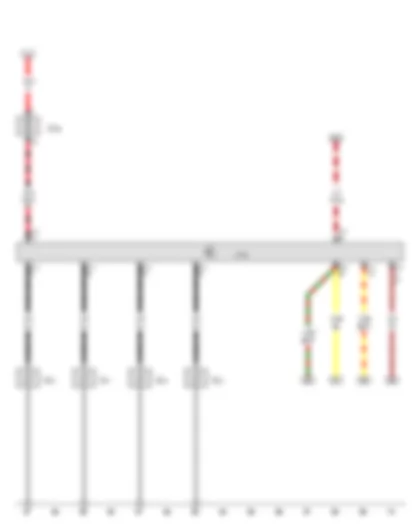 Wiring Diagram  AUDI A6 2015 - Automatic glow period control unit