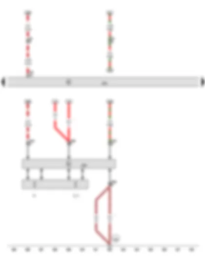 Wiring Diagram  AUDI A6 2015 - Radiator fan control unit - Engine control unit - Radiator fan - Radiator fan 2