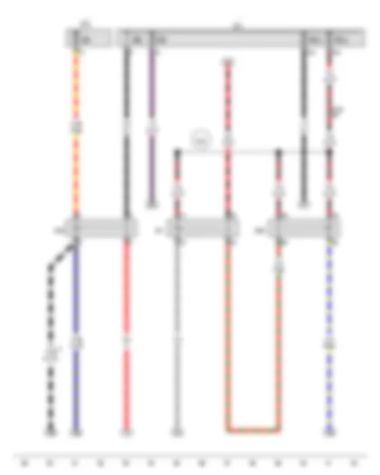 Wiring Diagram  AUDI A6 2016 - Starter motor relay - Terminal 15 voltage supply relay - Starter motor relay 2