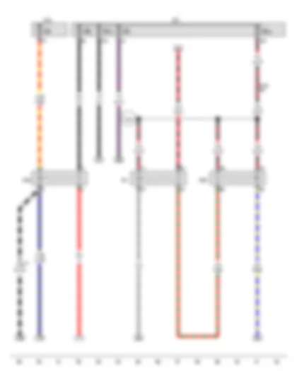 Wiring Diagram  AUDI A6 2016 - Starter motor relay - Terminal 15 voltage supply relay - Starter motor relay 2
