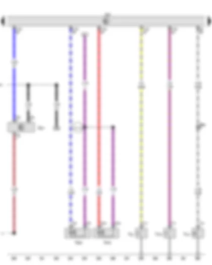 Wiring Diagram  AUDI A6 2016 - Oil pressure switch - Oil pressure switch for reduced oil pressure - Stage 3 oil pressure switch - Fuel pressure sender - Engine control unit - Fuel metering valve