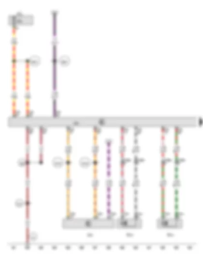 Wiring Diagram  AUDI A6 2016 - Power unit mounting control unit - Power unit mounting actuator 1