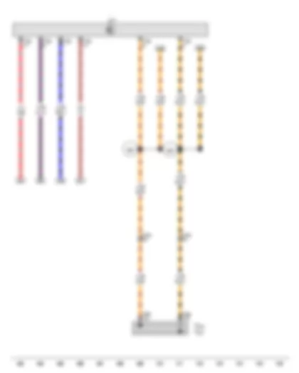 Wiring Diagram  AUDI A6 2016 - Wiring junction for powertrain CAN bus - high