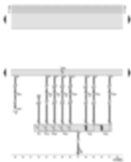 Wiring Diagram  AUDI A6 2000 - Central locking control unit - door contact switch on driver