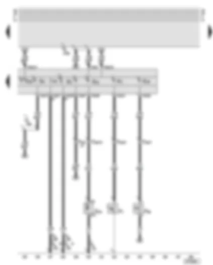 Wiring Diagram  AUDI A6 2000 - Dash panel insert - speedometer - oil pressure warning lamp - coolant temperature/coolant shortage warning lamp
