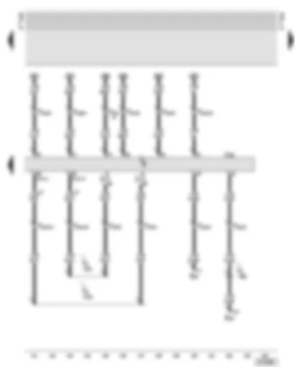 Wiring Diagram  AUDI A6 2000 - Motronic control unit - CAN bus
