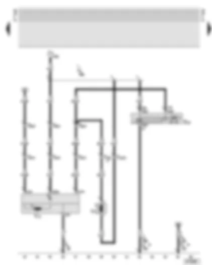 Wiring Diagram  AUDI A6 2000 - Rear window washer/wiper system