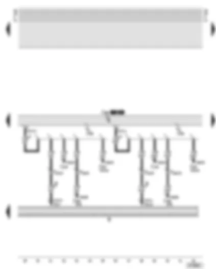 Wiring Diagram  AUDI A6 2001 - Multi-function steering wheel control unit - radio - CAN bus connection
