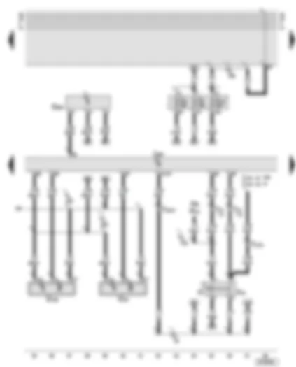 Wiring Diagram  AUDI A6 2003 - Motronic control unit - Hall senders - brake light switch - brake servo pressure sensor