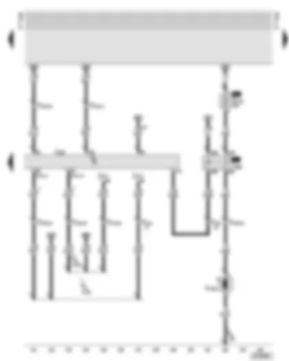 Wiring Diagram  AUDI A6 2005 - Motronic control unit - CAN bus - brake servo relay - vacuum pump for brakes