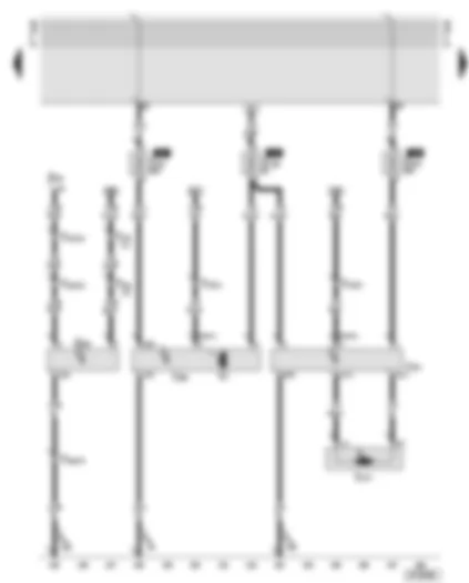 Wiring Diagram  AUDI A6 2005 - Engine cooling - radiator fan control unit - radiator fan control unit -2- - high pressure sender