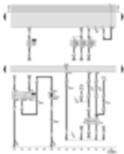 Wiring Diagram  AUDI A6 2003 - Motronic control unit - brake light switch - continued coolant circulation pump