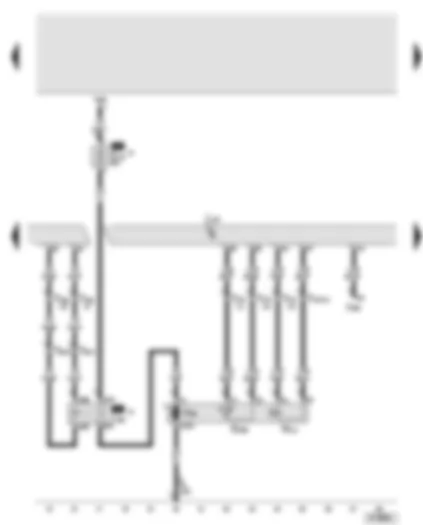 Wiring Diagram  AUDI A6 2010 - Adaptive suspension control unit - adaptive suspension compressor relay - adaptive suspension compressor motor - compressor temperature sender for adaptive suspension system - adaptive suspension drain valve