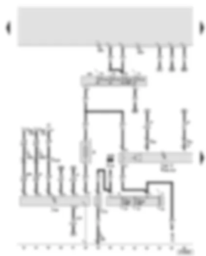 Wiring Diagram  AUDI A6 2006 - Battery - energy management control unit - battery cut-off relay - suppression filter