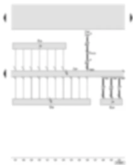 Wiring Diagram  AUDI A6 2006 - Steering column electronics control unit - cruise control system switch - steering angle sender