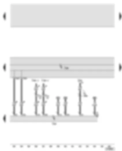 Wiring Diagram  AUDI A6 2006 - Control unit in dash panel insert - data bus diagnostic interface